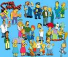 Несколько персонажей из Симпсонов